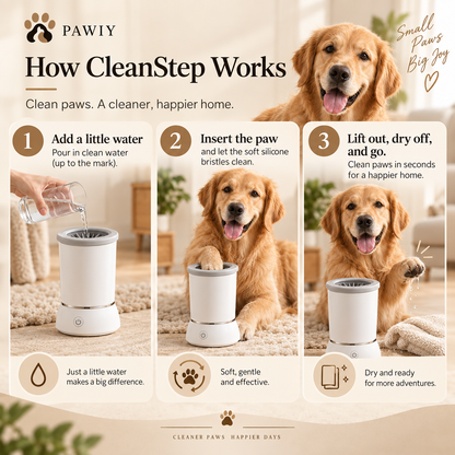 PAWIY CleanStep automatic paw cleaner product image