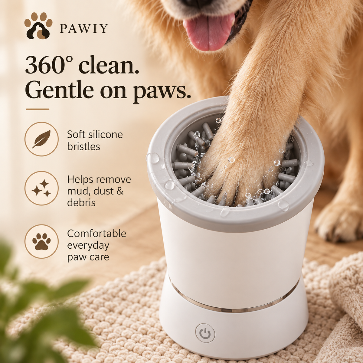 PAWIY CleanStep automatic paw cleaner product image