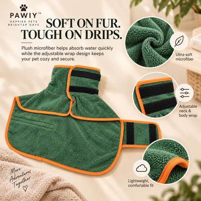 PAWIY™ DryWrap Pet Drying Coat