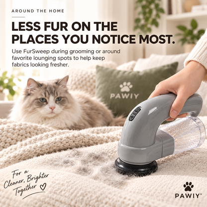 PAWIY™ FurSweep Vacuum Grooming & Massage Brush