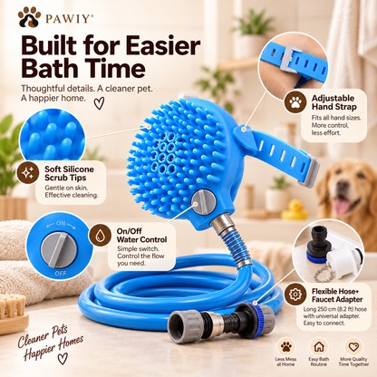 PAWIY™ BathFlow Pet Shower Brush