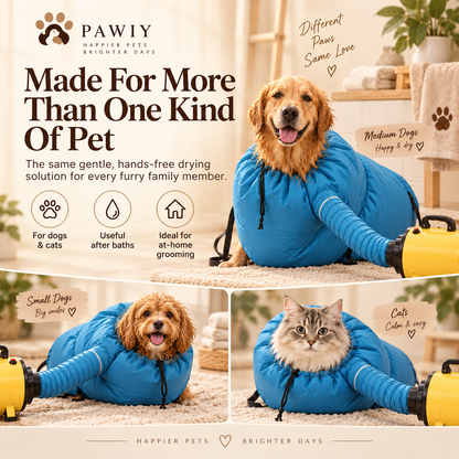 PAWIY™ PawDry — Hands-Free Pet Drying Bag