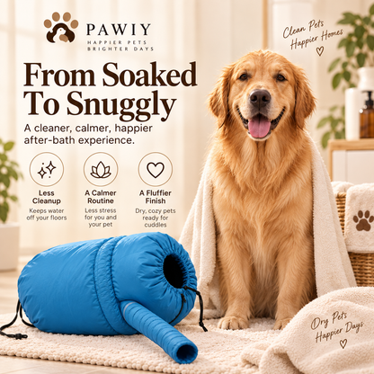 PAWIY™ PawDry — Hands-Free Pet Drying Bag