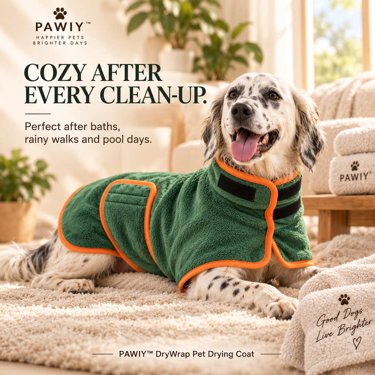 PAWIY™ DryWrap Pet Drying Coat