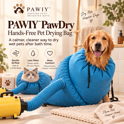 PAWIY™ PawDry — Hands-Free Pet Drying Bag