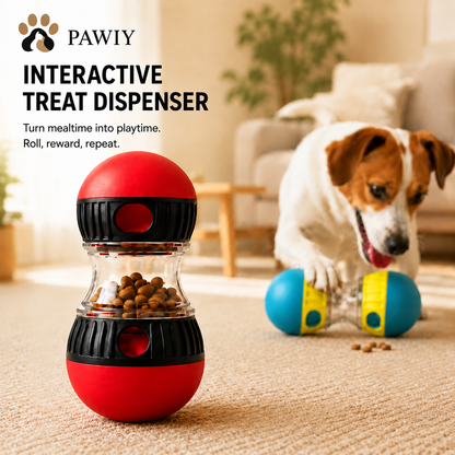 PAWIY™ Roll & Reward Interactive Dog Treat Dispenser