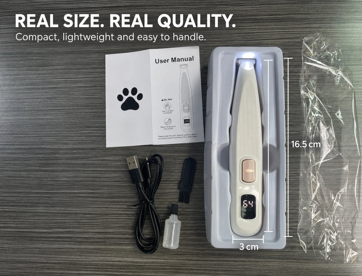 PAWIY™ CleanTrim Precision Pet Trimmer